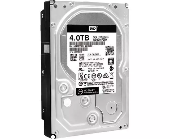 Жесткий диск Western Digital 4Tb Black (WD4005FZBX)