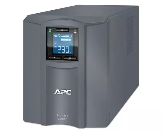 ИБП APC Smart-UPS C 2000 ВА, ЖК-экран, 230 В (SMC2000I)