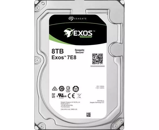 Жесткий диск Seagate 8Tb Exos 7E8 (ST8000NM000A)