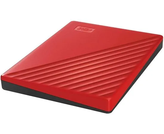 Внешний жесткий диск Western Digital 2Tb USB3.0 My Passport Red (WDBYVG0020BRD-WESN), Цвет: Красный, фото 2