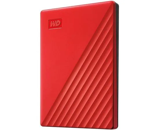 Внешний жесткий диск Western Digital 2Tb USB3.0 My Passport Red (WDBYVG0020BRD-WESN), Цвет: Красный