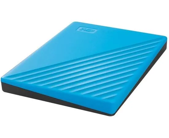 Внешний жесткий диск Western Digital 2Tb USB3.0 My Passport Blue (WDBYVG0020BBL-WESN), Цвет: Синий, фото 2