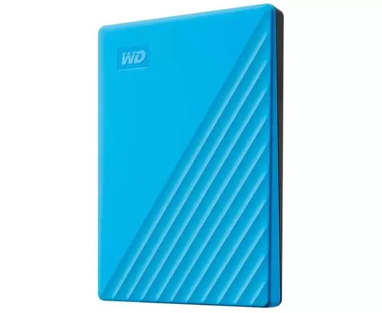 Внешний жесткий диск Western Digital 2Tb USB3.0 My Passport Blue (WDBYVG0020BBL-WESN), Цвет: Синий