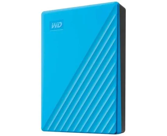 Внешний жесткий диск Western Digital 4Tb USB3.0 My Passport Blue (WDBPKJ0040BBL-WESN)