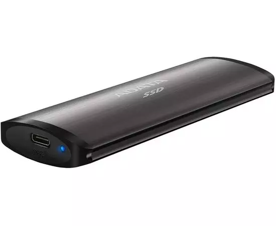 Внешний накопитель SSD USB Type-C 256Gb ADATA SE760 Titanium (ASE760-256GU32G2-CTI)
