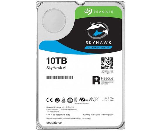 Жесткий диск Seagate 10Tb SkyHawk AI (ST10000VE001)