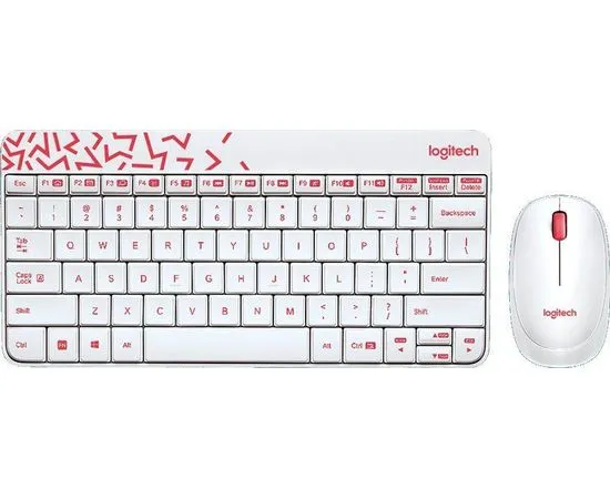 Клавиатура+мышь Logitech Wireless Combo MK240 White RUS (920-008212)