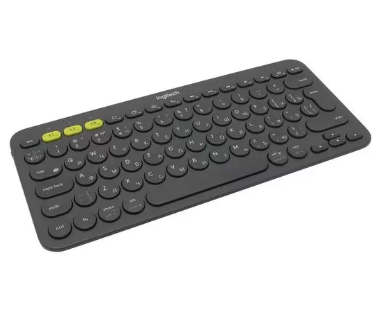 Клавиатура Logitech Wireless Bluetooth Multi-Device Keyboard K380 Dark Grey (920-007584), Цвет: Серый