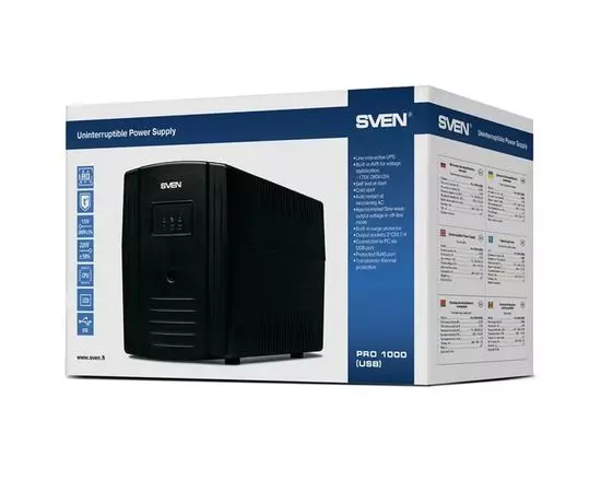 ИБП SVEN Pro 1000 (SV-013868), фото 4