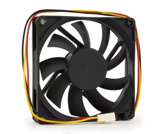 Кулер для корпуса Gembird 80x80x15, втулка, 3 pin, провод 30 см (D8015SM-3), фото 2