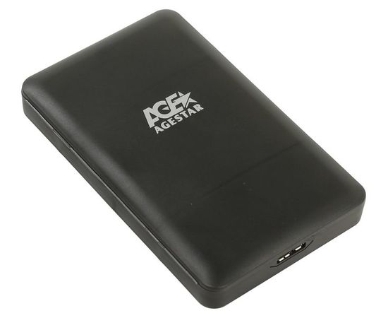 Карман для винчестера SATA 2.5" -> USB3.0 (AGESTAR, 3UBCP3) черный