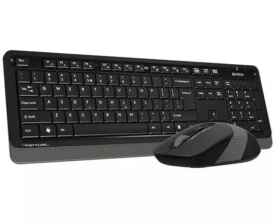 Клавиатура+мышь A4 Tech Fstyler FG1010 Multimedia, черный/серый (FG1010 GREY), фото 2