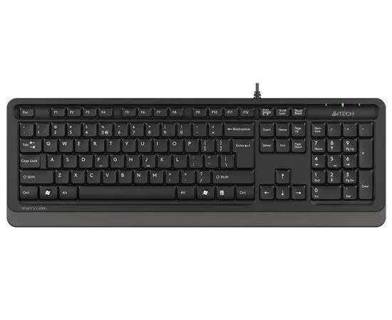 Клавиатура A4 Tech Fstyler FK10 USB Multimedia, черный/серый (FK10 GREY)