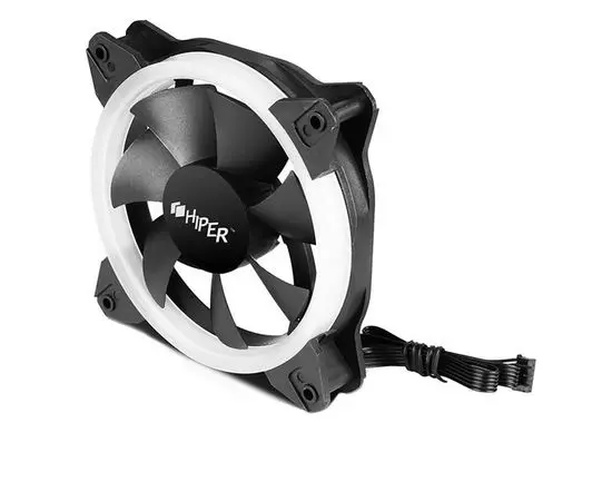 Кулер для корпуса HIPER RGB fan 12mm (6pin) (HCF1251-03)