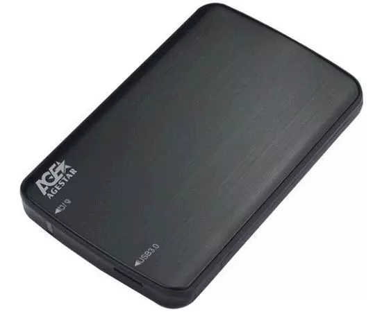 Карман для винчестера AGESTAR SATA 2.5" -> USB3.0 (3UB2A12) Black