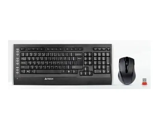 Клавиатура+мышь A4 Tech 9300F V-Track Wireless Black