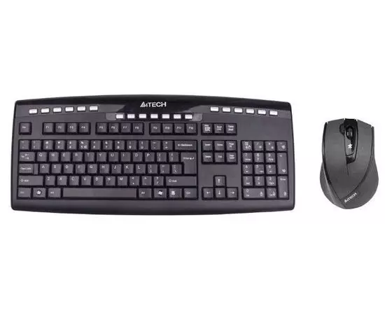 Клавиатура+мышь A4 Tech 9200F V-Track Wireless Black