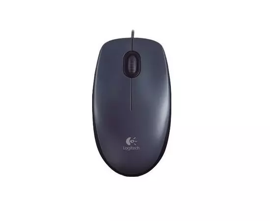 Мышь Logitech M100 Black/Grey (910-005003), Цвет: Чёрный