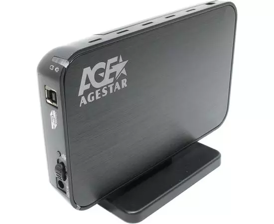 Карман для винчестера SATA 3.5" -> USB3.0 (AGESTAR) (3UB3A8-6G Black)