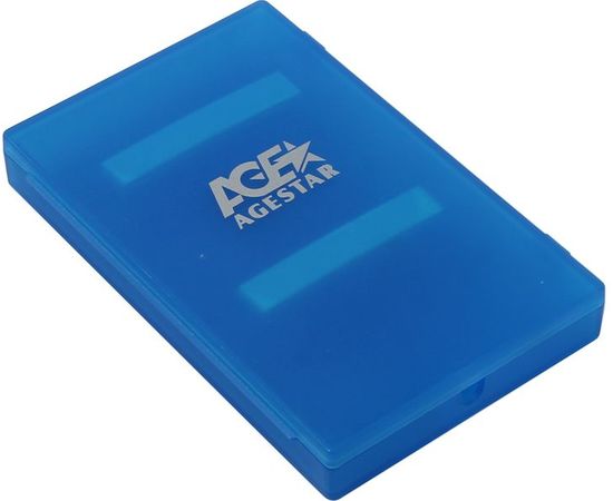 Карман для винчестера SATA 2.5" -> USB2.0 (AGESTAR, SUBCP1) синий (SUBCP1 BLUE)
