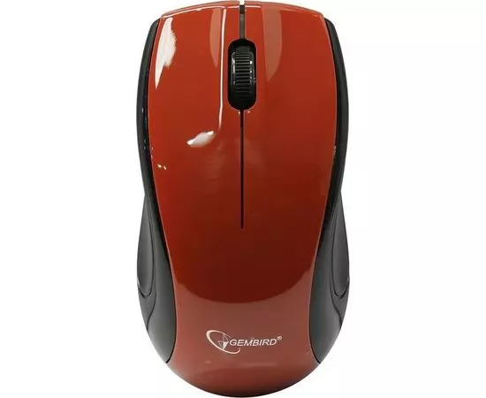 Мышь Gembird MUSW-320, красный (MUSW-320-R), Цвет: Красный