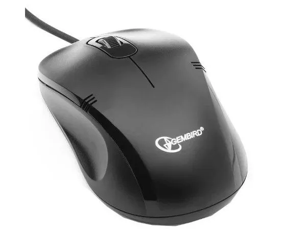 Мышь Gembird MOP-100, черный, USB (13720), Цвет: Чёрный, фото 2