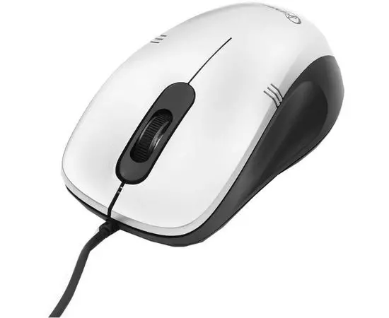 Мышь Gembird MOP-100-S, серебристый, USB (13721), Цвет: Серебристо-черный