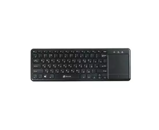 Клавиатура Oklick 830ST Wireless TouchPad Keyboard, Black