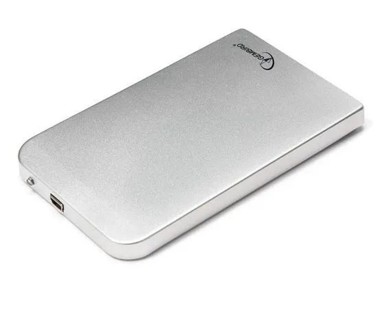 Карман для винчестера SATA 2.5" -> USB2.0 (Gembird, EE2-U2S-41-S) серебристый, фото 2