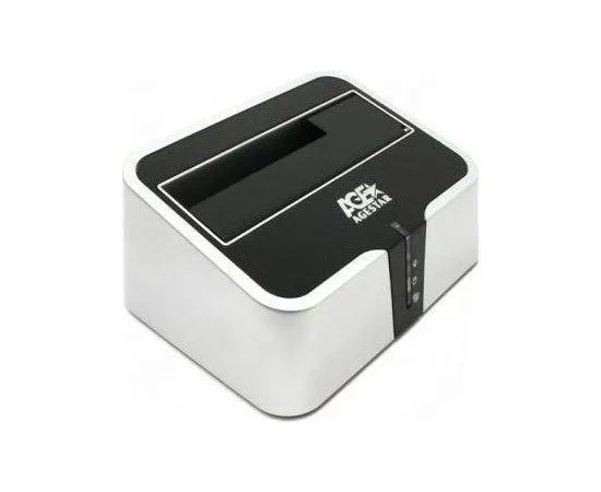 Док-станция 2.5"/3.5" SATA HDD -> USB3.0 (AgeStar) Silver (3UBT2)