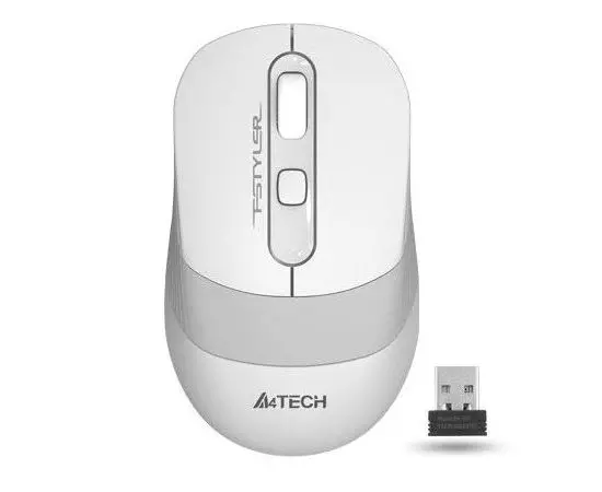Мышь A4 Tech FG10 белый/серый (FG10 WHITE), Цвет: Белый/Серый, фото 3