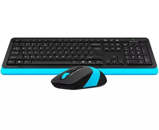 Клавиатура+мышь A4 Tech Fstyler FG1010 Multimedia, черный/синий (FG1010 BLUE)