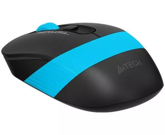 Мышь A4 Tech FG10 черный/синий (FG10 BLUE), Цвет: Чёрно-синий