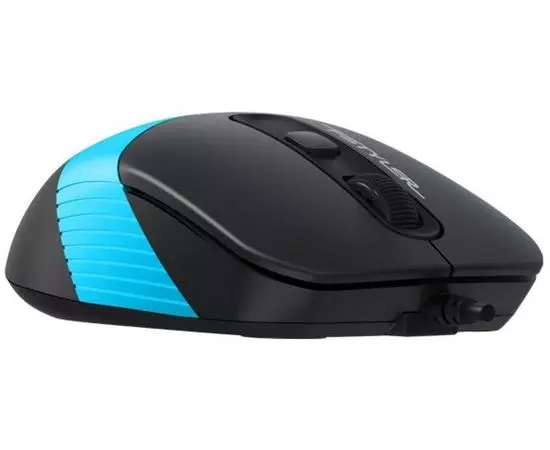 Мышь A4 Tech Fstyler FM10 USB, черный/синий (FM10 BLUE), Цвет: Чёрно-синий