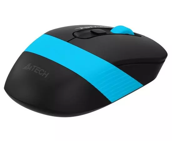 Мышь A4 Tech FG10S Silent черный/синий (FG10S BLUE), Цвет: Чёрно-синий, фото 3
