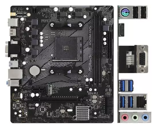 Материнская плата ASRock A520M-HVS