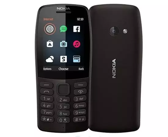 Мобильный телефон Nokia 210 Dual SIM Black (16OTRB01A02)