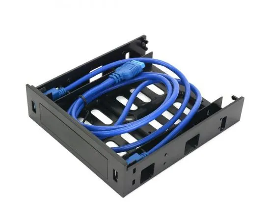 Панель лицевая CMU3-B5 в 5.25" отсек корпуса, 2*USB3.0 (Crown)