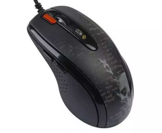 Мышь A4 Tech F5 V-Track USB Black, фото 2