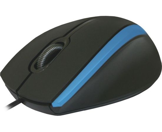 Мышь Defender MM-340 USB Black/Blue (52344), Цвет: Чёрно-синий