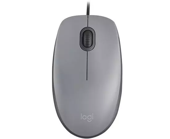 Мышь Logitech M110 Silent USB Mid Grey (910-005490/910-006760), Цвет: Серый, фото 3