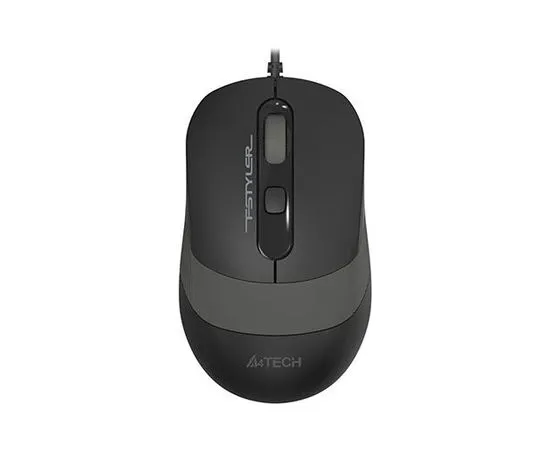 Мышь A4 Tech Fstyler FM10 USB, черный/серый (FM10 GREY), Цвет: Чёрно-серый