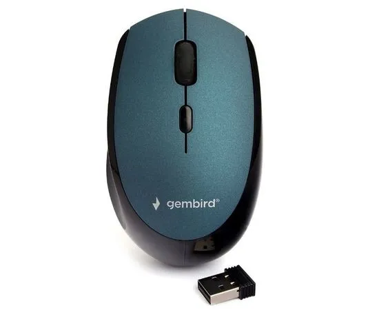 Мышь Gembird MUSW-354, синий (MUSW-354-B), Цвет: Чёрно-синий