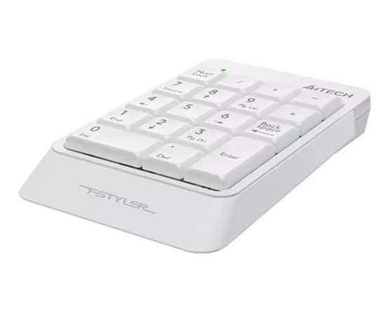 Клавиатура A4 Tech Fstyler FK13P USB NumPad, белый/серый (FK13P WHT), фото 4