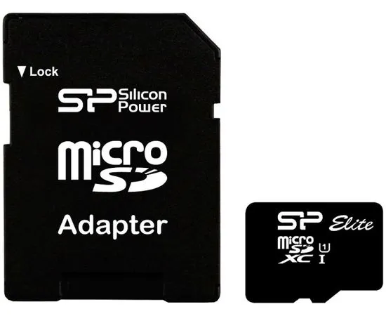 Карта памяти MicroSDXC 64Gb Class 10 UHS-I U1 без адаптера (Silicon Power) (SP064GBSTXBU1V10)