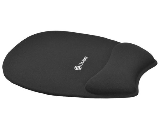 Коврик для мыши Oklick OK-RG0580-BK черный, с опорой под запястье, фото 2