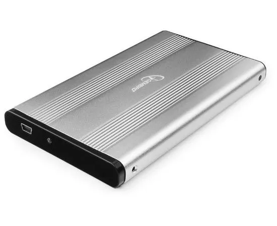 Карман для винчестера SATA 2.5" -> USB2.0 (Gembird, EE2-U2S-5-S) серебристый, фото 2