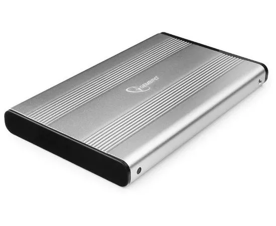 Карман для винчестера SATA 2.5" -> USB2.0 (Gembird, EE2-U2S-5-S) серебристый