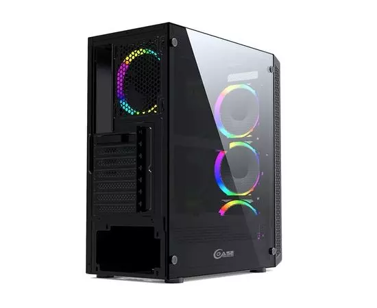 Корпус Powercase Mistral X4 Mesh LED, Tempered Glass, без БП (CMIXB-L4), фото 2