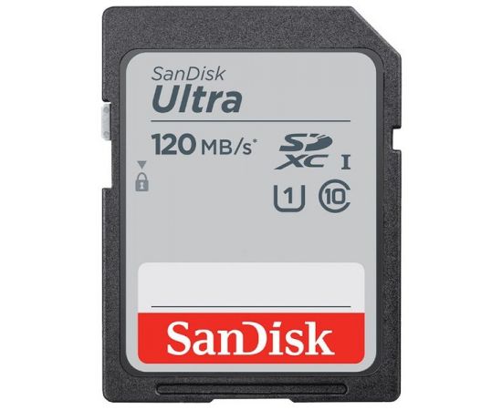 Карта памяти SDXC 128Gb Class 10 UHS-I Ultra (SanDisk) (SDSDUN4-128G-GN6IN)